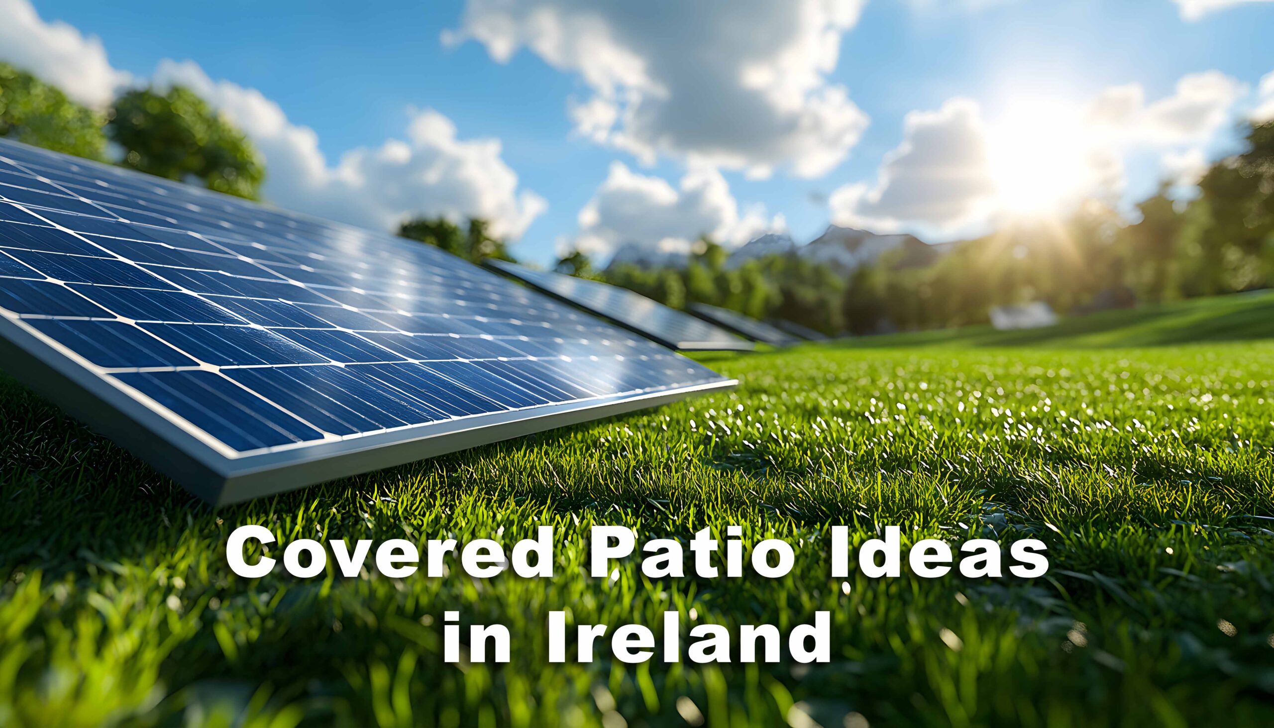 Read more about the article Covered Patio Ideas in Ireland: Elevate Your Outdoor Space with Our Solar CarPorts