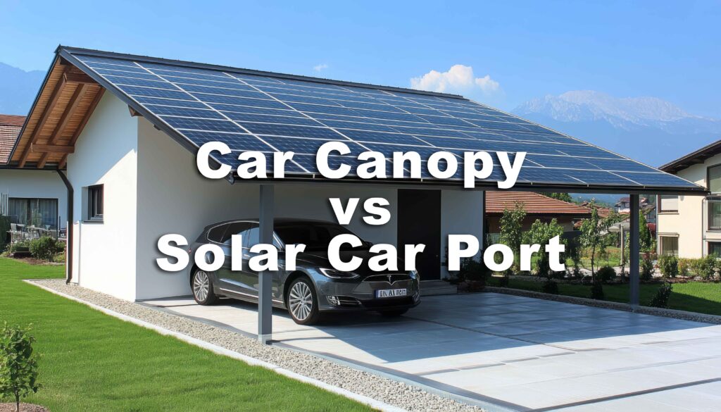 Car Canopy vs Solar Carport